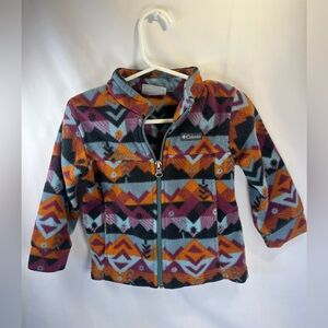 Toddler Columbia Zip-up Fleece Sweatshirt